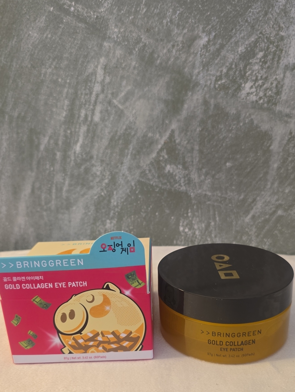 BringGreen Gold Collagen Eye Patchs 60 Count Dark Circles & Puffiness Korean NIB